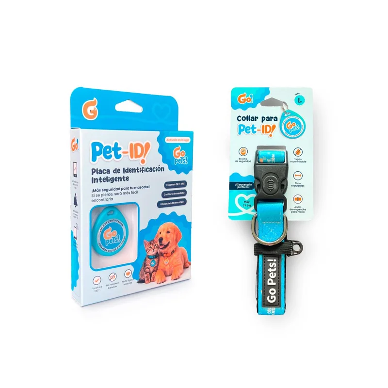 PET - ID + Collar (Talla XS-S)